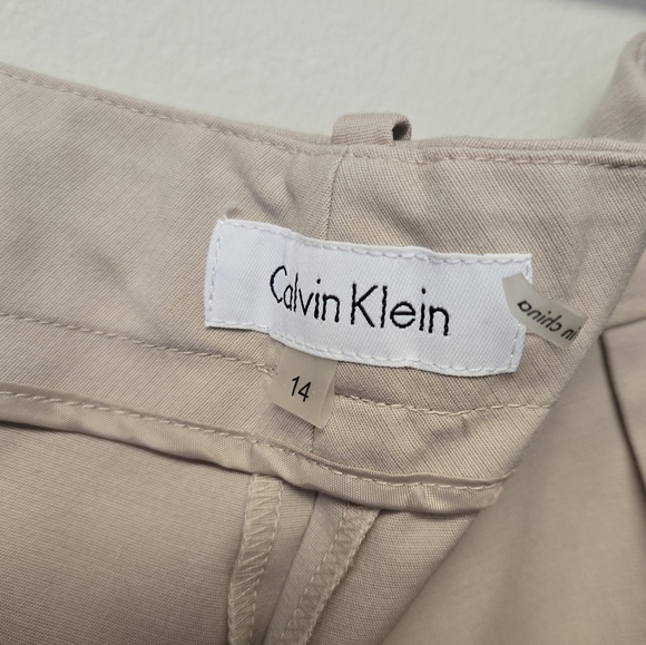 Calvin Klein Khaki Trouser Pants 14 - Picture 3 of 7